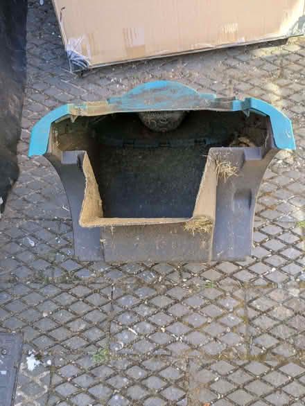 Photo of free Bosch lawnmower grass box (Wheathampstead AL4) #3