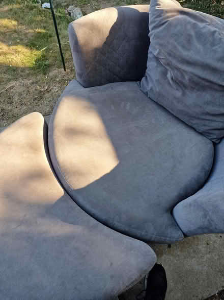 Photo of free Swivel 2 person cuddle chair (Hythe CO1) #2