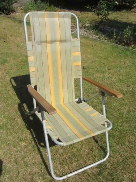 Photo of free Garden folding chair (Barton-on-Sea BH25) #4
