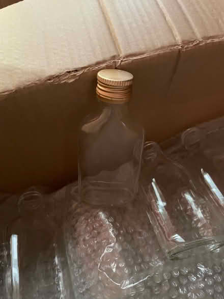 Photo of free Box of 100ml glass bottles with lids (Surbiton KT6) #1