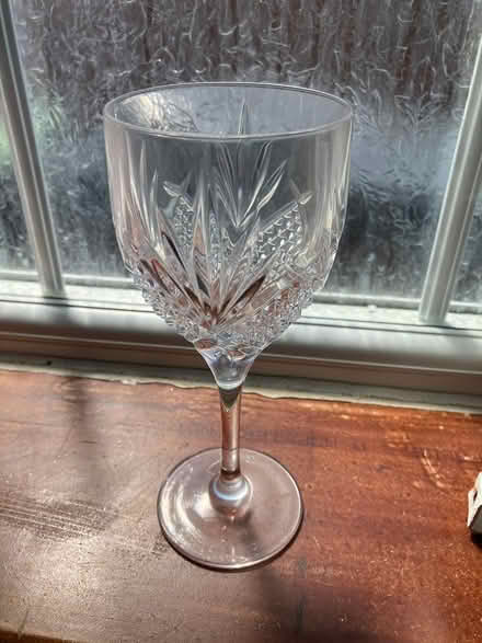 Photo of free Crystal cut wine glasses (Kempston) #2