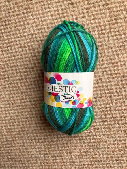 Photo of free Multi green coloured striped wool (Rothley LE7) #1