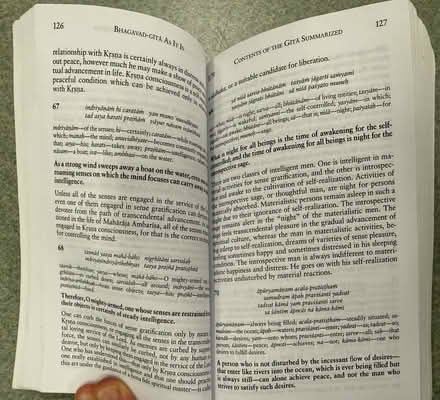 Photo of free “Bhagavad Gita As It Is” paperback (1075 Valencia Avenue) #3