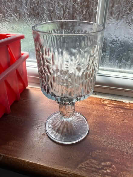 Photo of free Small glass goblet (Kempston) #1