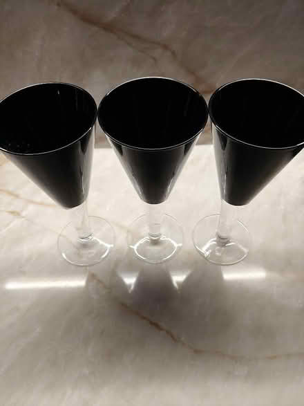 Photo of free Black cocktail glasses (Stockwell SW9) #1