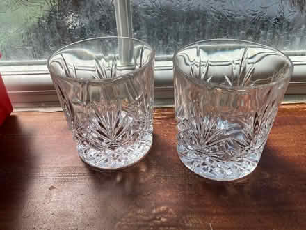 Photo of free Crystal cut tumblers (Kempston) #2