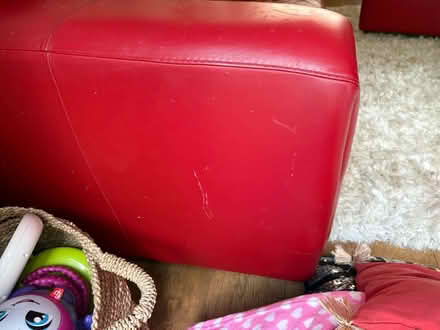 Photo of free Large 4 seater red sofa (Kirkstall LS6) #4