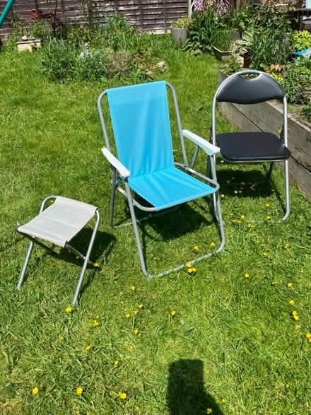 Photo of free 3 collapsible seats (Halton) #1