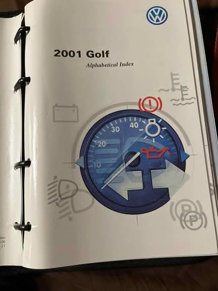 Photo of free VW Golf Owners Manual (North Willow Glen , San Jose) #2