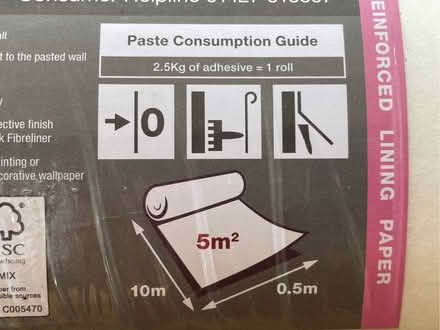Photo of free One roll of insulating wallpaper (Fairfield LA1) #2