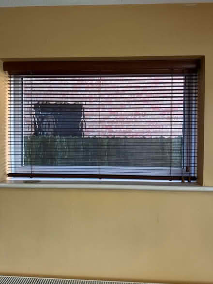 Photo of free Wooden slatted Venetian blinds x2 (Cheltenham) #2
