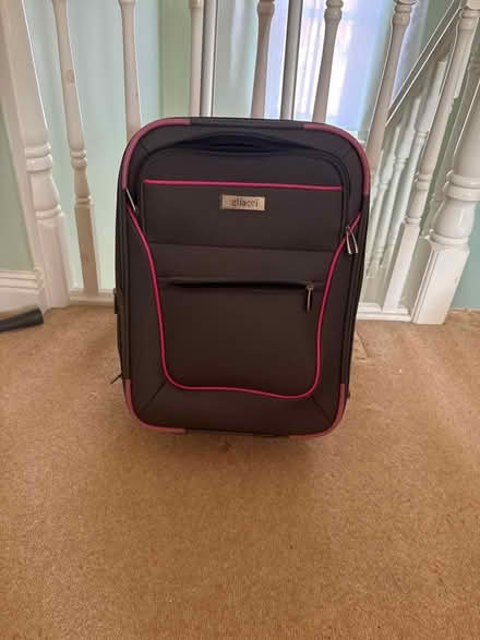 Photo of free Pink and grey travel suitcase (Walton Summit PR5) #2