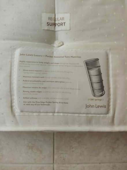 Photo of free Single mattress from John Lewis (Jericho OX2) #2