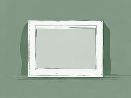 Photo of Large square picture frame with glass (Parson Cross S5) #1