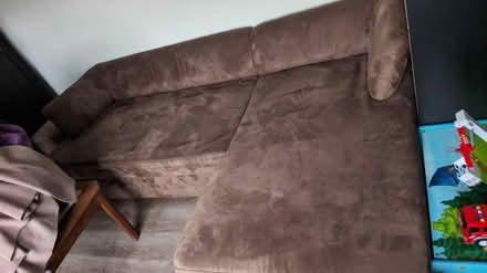 Photo of free L-shape sofa bed (Byfleet KT14) #1