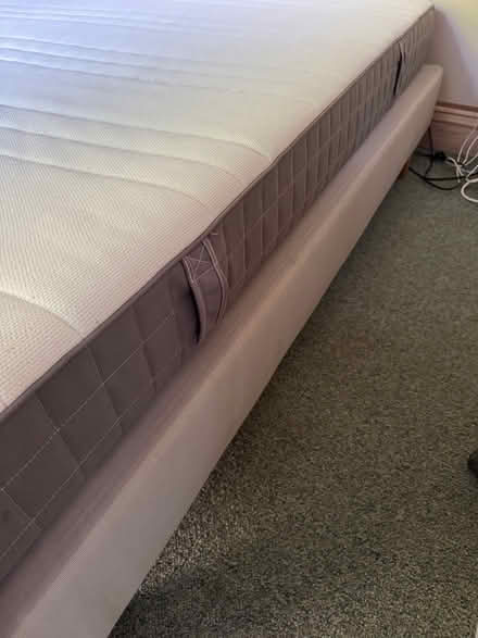 Photo of free Ikea double mattress with bed base (Brent NW2) #4