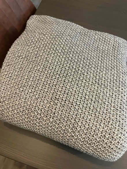 Photo of free The White Company Grey Throw - with holes! (Monkmoor SY2) #1