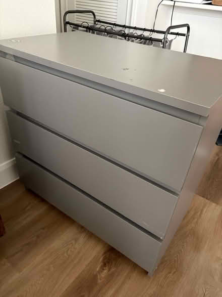 Photo of free Grey wood drawer (Cypress) #1