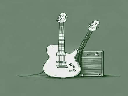 Photo of Electric guitar and amp (Barnston CH61) #1