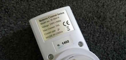 Photo of free 3 remote control switch plugs (Isle of Dogs E14) #2