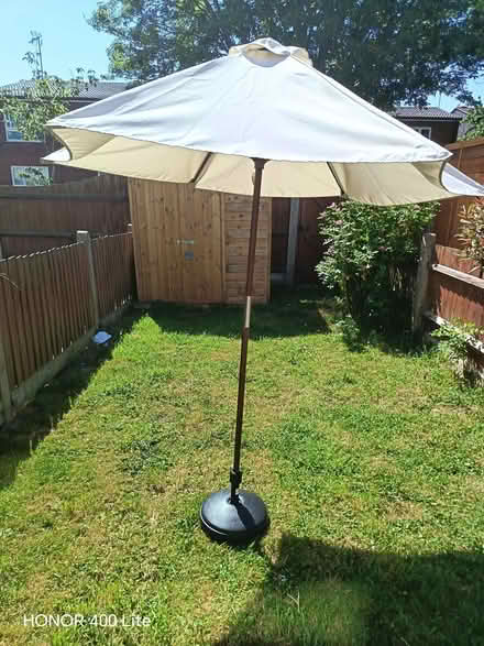 Photo of free Garden parasol and base (Chigwell IG7) #1