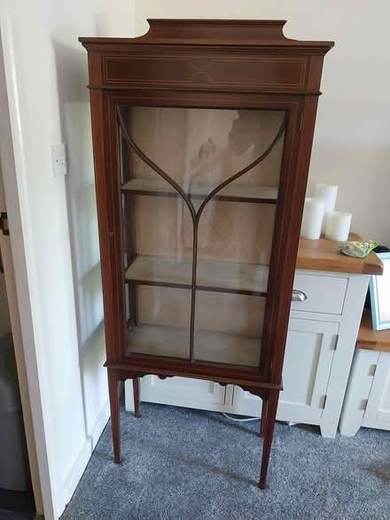 Photo of free Edwardian Mahogany Cabinet (Stroud) #1