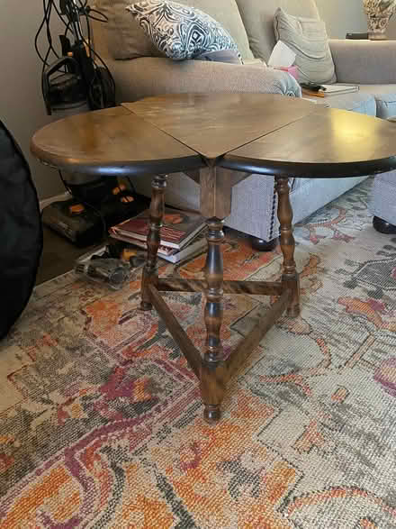 Photo of free Vintage Clover Drop Leaf Table (Near Parkville High School) #1