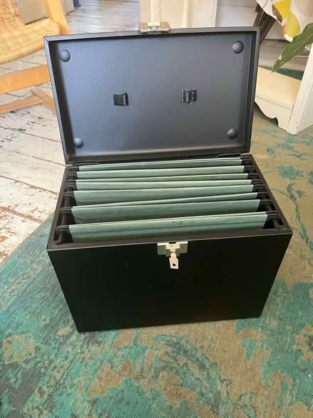 Photo of free Lockable A4 metal file box (Crouch End N8) #1