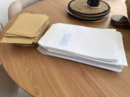 Photo of free A4 window and brown A5 envelopes (Baldock SG7) #1