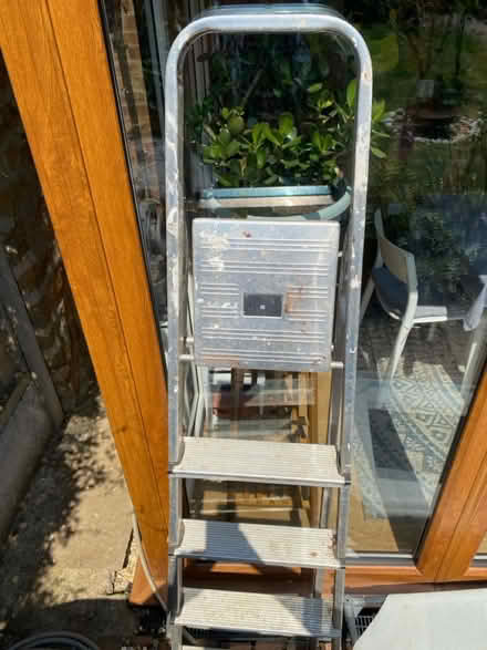 Photo of free Metal step ladder (Great Bourton, OX17) #2