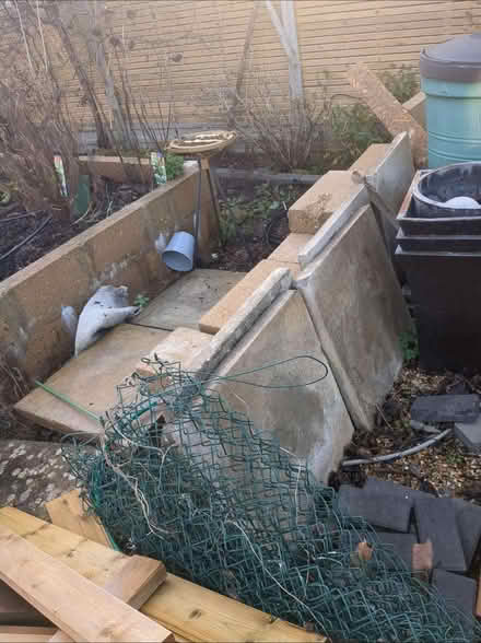 Photo of free 2 large concrete tiles (Bromham MK43) #1