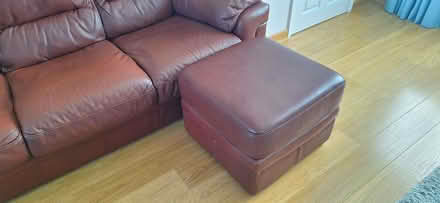 Photo of free Three seater two seater settees and footstool (Grenoside S35) #3