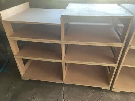 Photo of free Wooden shelving units (Dore, S17) #1