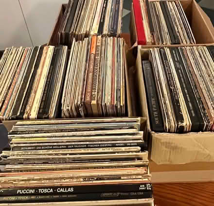 Photo of free 6 boxes of classical LPs (Teaneck) #1