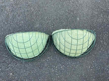 Photo of free 2 half circle hanging baskets (Trowbridge BA14) #1