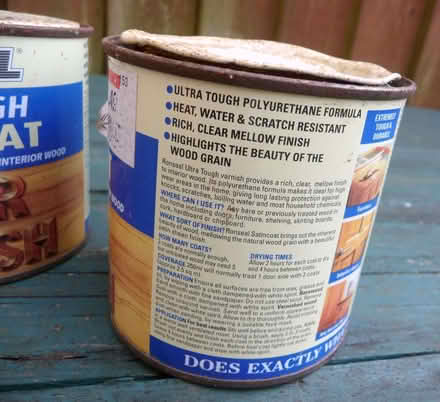 Photo of free Ronseal interior wood clear varnish (Bridlington YO16) #2