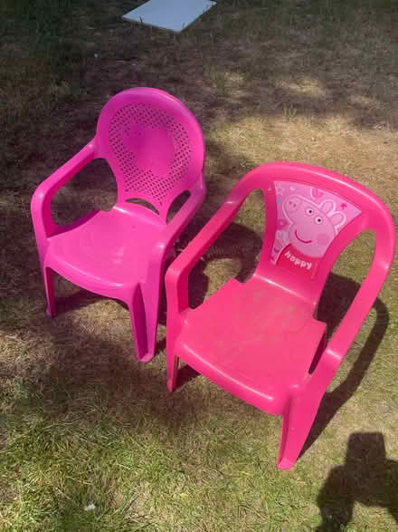 Photo of free Kids garden chairs (Sittingbourne ME10) #1