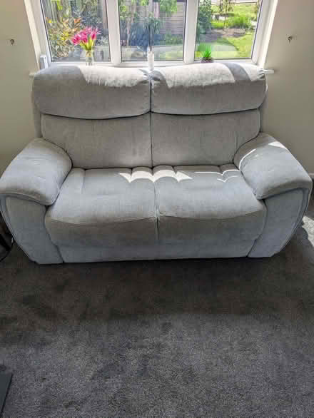 Photo of free Grey 3 seat recliner & 2 seat sofas (Skirlaugh HU11) #2