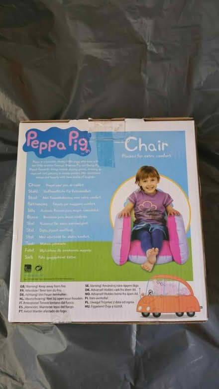 Photo of free Peppa Pig inflatable chair (Ramsey Mereside PE26) #2