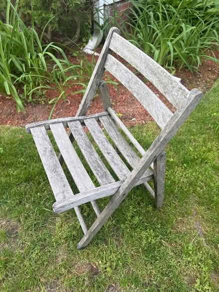 Photo of free Folding wooden chair (Weston) #1