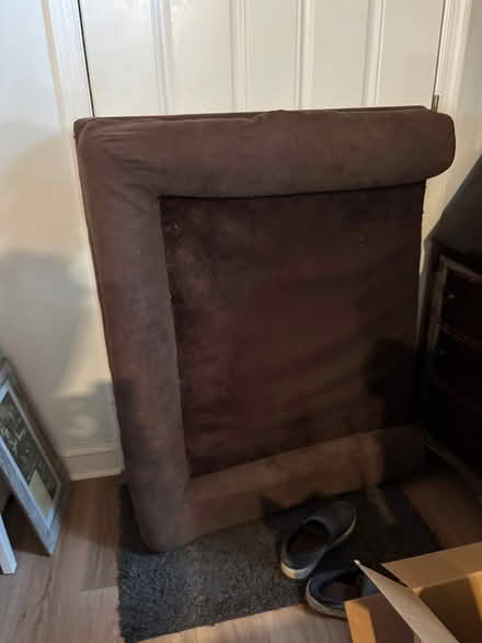 Photo of free Dog bed and food container (Petworth/Columbia Heights) #1