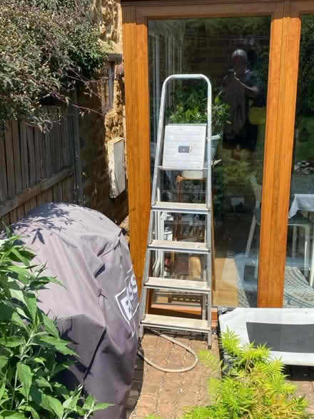 Photo of free Metal step ladder (Great Bourton, OX17) #1