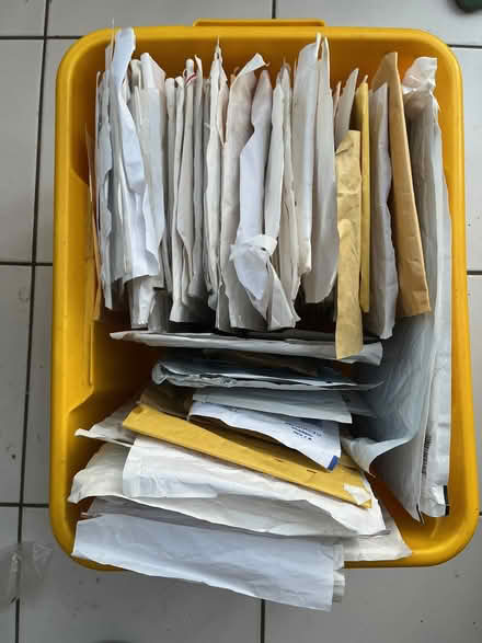 Photo of free Box of used padded envelopes (BR6) #1