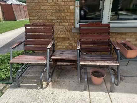 Photo of free Dual Glider chairs (broadview S 10th ave) #1