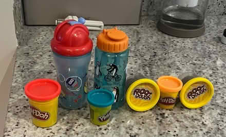 Photo of free Kids bottles and play dough (W9) #1