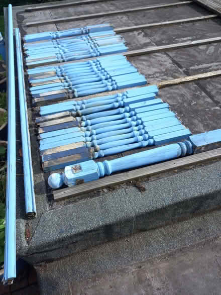 Photo of free outdoor wooden spindles, handrail etc (Stroud GL5) #1