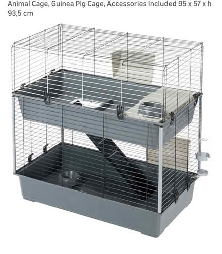 Photo of free Used 2 tier indoor hutch (DE56 belper) #1