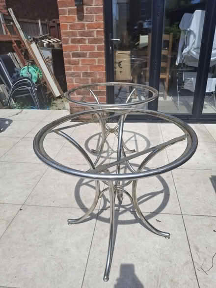 Photo of free Chrome garden tables (FY8 Ansdell) #2