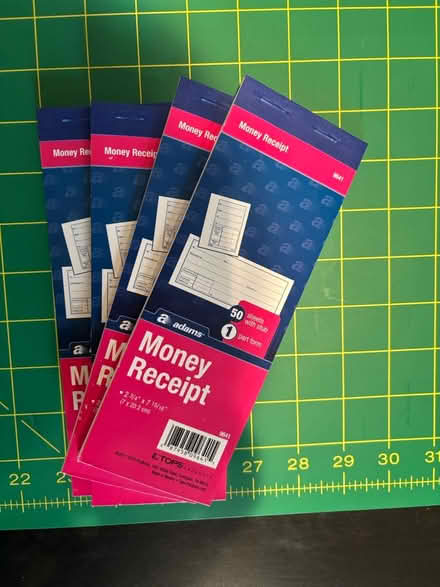 Photo of free UNUSED money receipt books (Norristown) #1