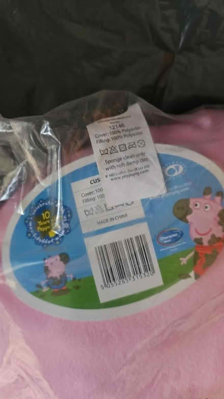 Photo of free Peppa Pig cushion (Ramsey Mereside PE26) #2